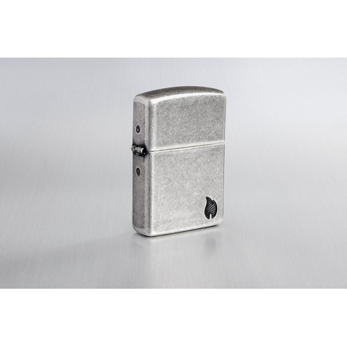 Зажигалка ZIPPO Armor Пламя c античным серебристым покрытием | Flame Antique Silver, латунь/сталь, с