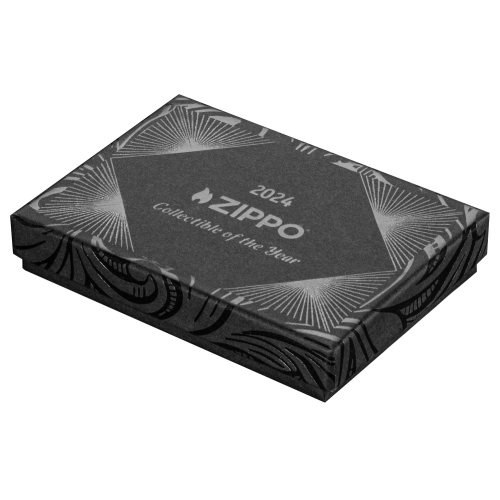 Зажигалка Zippo Armor® с покрытием Black Matte, латунь/сталь, чёрная, матовая, 38x13x57 мм