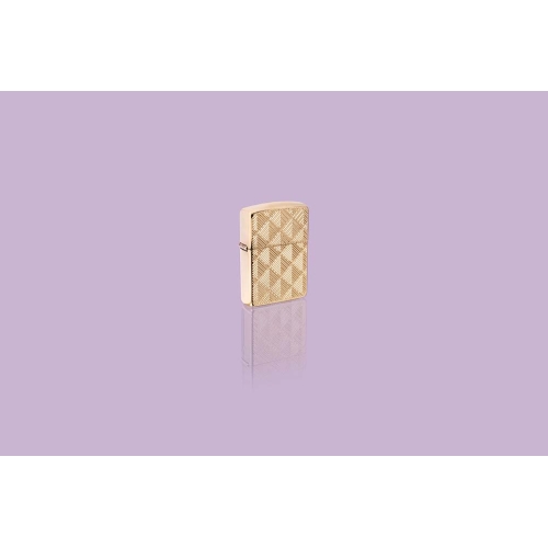 Зажигалка Zippo Armor® с покрытием High Polish Brass, латунь/сталь, золотистая, 38x13x57 мм