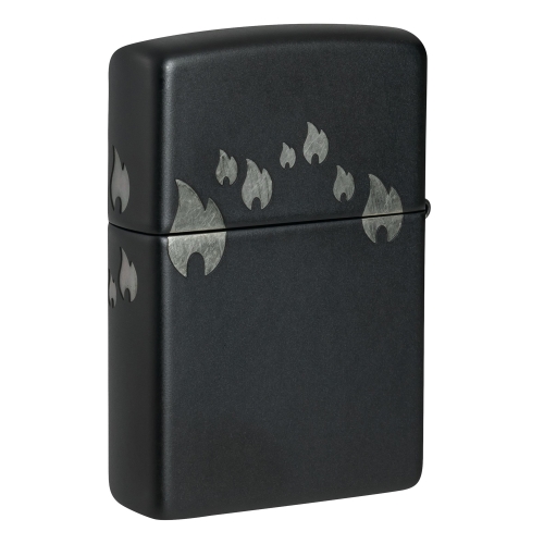 Зажигалка Zippo Classic с покрытием Black Matte, латунь/сталь, черная, матовая, 38x13x57 мм