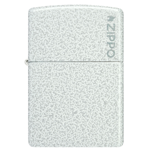 Зажигалка Zippo Classic с покрытием Glacier, латунь/сталь, белая, матовая, 38x13x57 мм