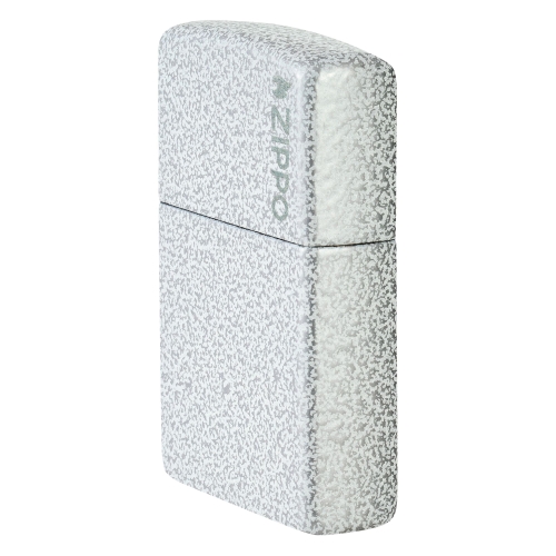 Зажигалка Zippo Classic с покрытием Glacier, латунь/сталь, белая, матовая, 38x13x57 мм