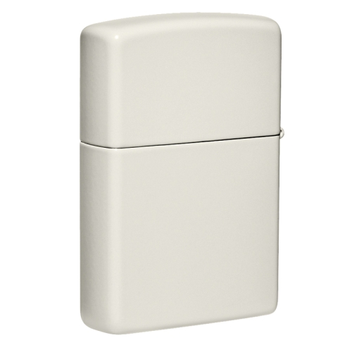 Зажигалка Zippo Classic с покрытием Glow In The Dark, латунь/сталь, белая, матовая, 38x13x57 мм