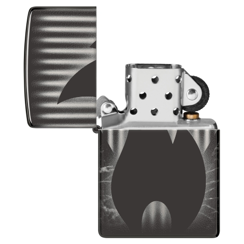 Зажигалка Zippo Classic с покрытием High Polish Black, латунь/сталь, черная, глянцевая, 38x13x57 мм
