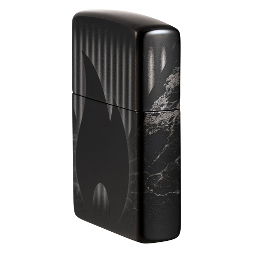 Зажигалка Zippo Classic с покрытием High Polish Black, латунь/сталь, черная, глянцевая, 38x13x57 мм