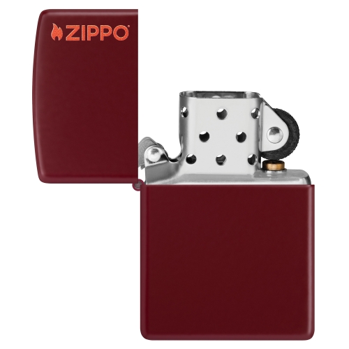 Зажигалка Zippo Classic с покрытием Merlot, латунь/сталь, бордовая, глянцевая, 38x13x57 мм
