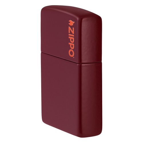 Зажигалка Zippo Classic с покрытием Merlot, латунь/сталь, бордовая, глянцевая, 38x13x57 мм