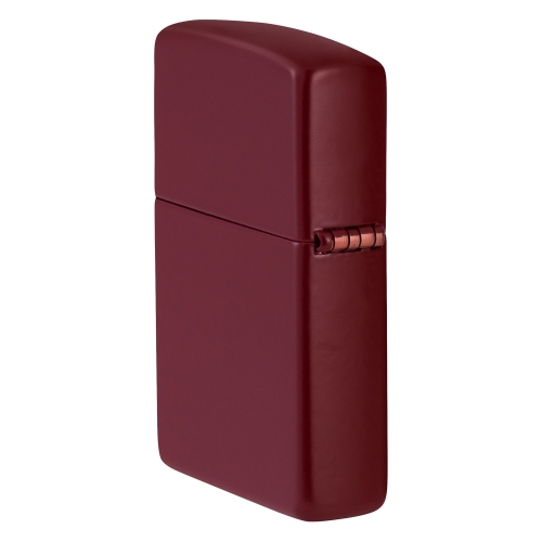 Зажигалка Zippo Classic с покрытием Merlot, латунь/сталь, бордовая, глянцевая, 38x13x57 мм