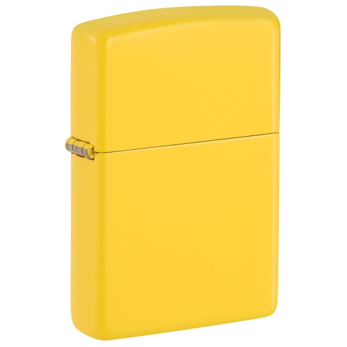 Зажигалка Zippo Classic с покрытием Sunflower, латунь/сталь, желтая, глянцевая, 38x13x57 мм