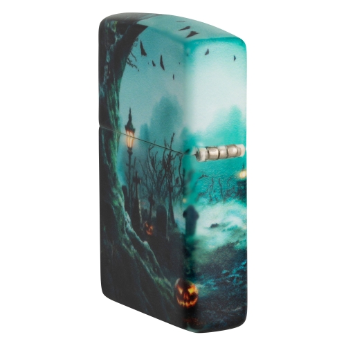 Зажигалка Zippo Graveyard с покрытием 540 Matte, латунь/сталь, разноцветная, 38x13x57 мм