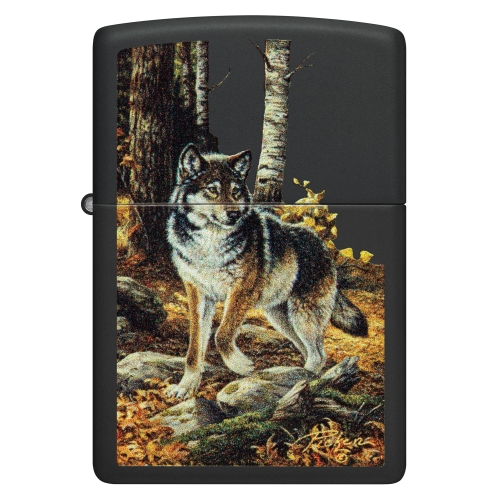 Зажигалка Zippo Linda Picken с покрытием Black Matte, латунь/сталь, черная, матовая, 38x13x57 мм