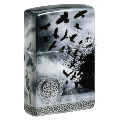Зажигалка Zippo Mazzi® с покрытием 540 Matte, латунь/сталь, белая, 38x13x57 мм