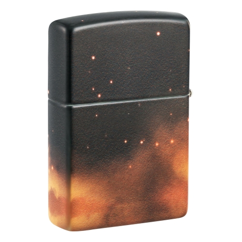 Зажигалка Zippo Mythological с покрытием Glow In The Dark Green, латунь/сталь, черная, 38x13x57 мм