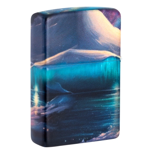 Зажигалка Zippo Penguin с покрытием Glow In The Dark Green, латунь/сталь, разноцветная, 38x13x57 мм
