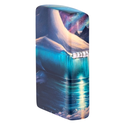 Зажигалка Zippo Penguin с покрытием Glow In The Dark Green, латунь/сталь, разноцветная, 38x13x57 мм