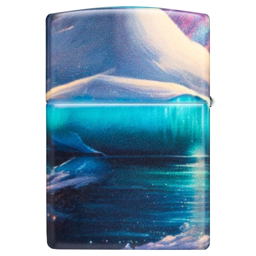 Зажигалка Zippo Penguin с покрытием Glow In The Dark Green, латунь/сталь, разноцветная, 38x13x57 мм
