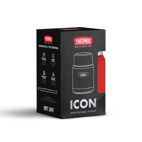 Термос для еды Thermos ICON IS3004CR4 (0,47 литра), красный
