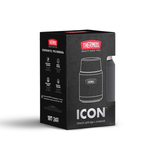 Термос для еды Thermos IS-300 GT (0,47 литра), черный