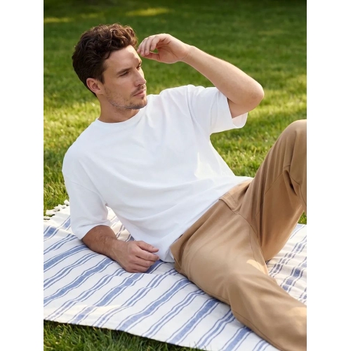 Футболка Oversize Premium 210, белая