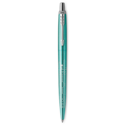 Parker Jotter Miami Turquoise CT, шариковая ручка, M, подарочная упаковка 