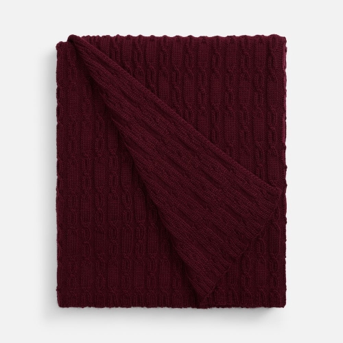 Плед Knitline, темно-красный (бордовый)