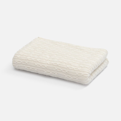 Плед Knitline, белый (молочный)