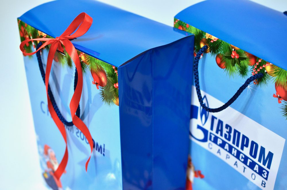 Бумажный пакет с крышкой