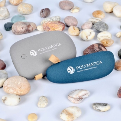 Power bank камень с логотипом
