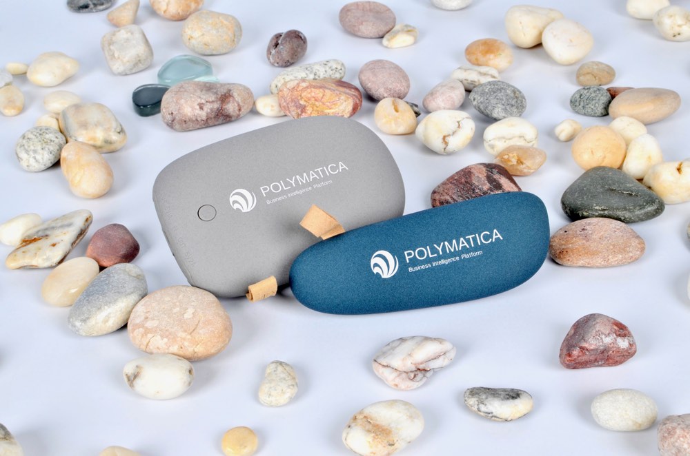 Power bank камень с логотипом