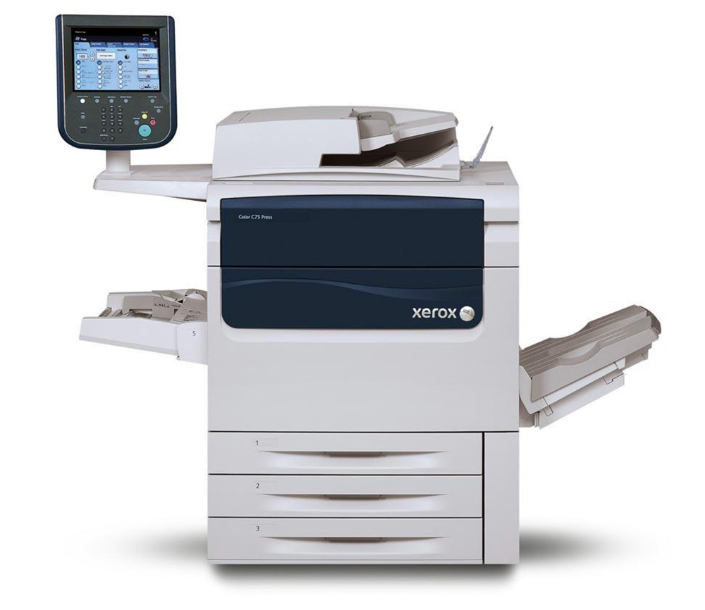 Новая печатная машина Xerox C75 Press установлена!